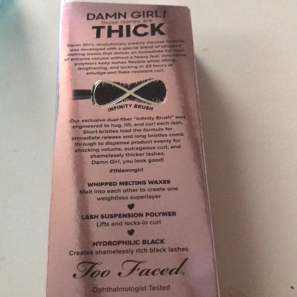❌SOLD❌ Too Faced Damn Girl 24 Hour Mascara - Picture 8 of 8